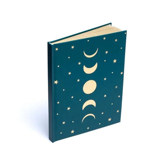 Carnet Lune et Étoiles Bleu