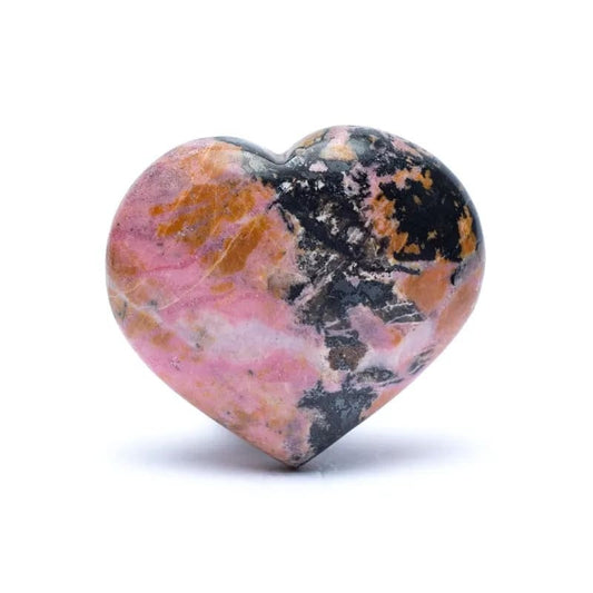 Coeur en Rhodonite Pierre de soucis